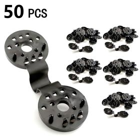 Plant shading net clip fasteners 50pcs, mesh fabric clip for tarpaulin fasteners, greenhouse shading net fence