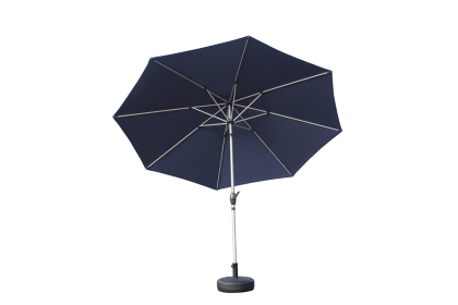 9FT Patio Umbrella, Outdoor Table Umbrella with Push Button Tilt and Crank, UV Protection Waterproof Market Sun Umbrella with 8 Sturdy Ribs for G