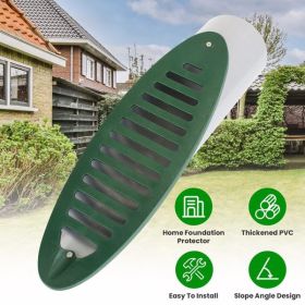4Inch Green Angled Yard Drainage Pipe With Sloped Grate Yard Drain Emitter For Sump Pump Discharge Downspout Extensions Inlet Outlet Yard Drain C